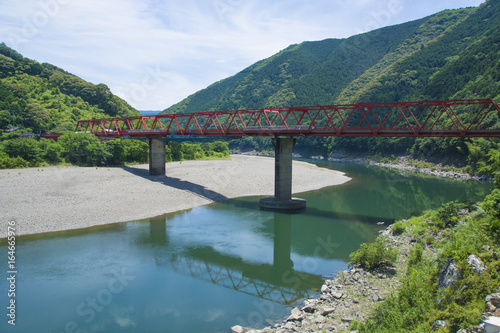 四万十川 Red Iron Bridge In Shimanto River Kochi Shikoku Japan Stock Photo Adobe Stock 四万十川 Red Iron Bridge In Shimanto River Kochi Shikoku Japan Stock Photo Adobe Stock