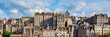 Panoramic view of the traditional architecture Edinburgh's medieval Old Town, part of the UNESCO World Heritage.