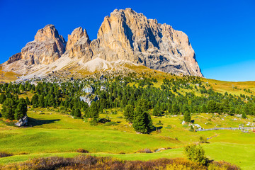 Sticker - The Sella Pass in the Dolomites