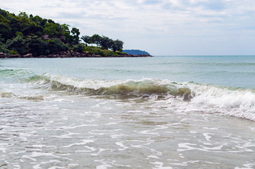 Sea shore in Sihanoukville beach