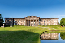 The Front Of The Classical Looking Building Of The Scottish National Gallery Of Modern Art In Edinburgh, Scotland