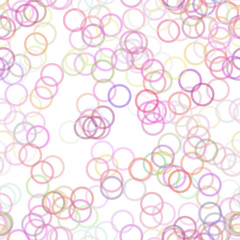 Poster - Seamless geometric circle pattern background - vector design from rings