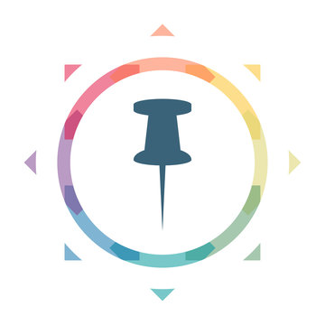 buntes Symbol - Pin