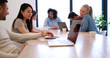 © .shock - Startup Business Team At A Meeting at modern office building