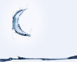 Blue Water Moon Floating