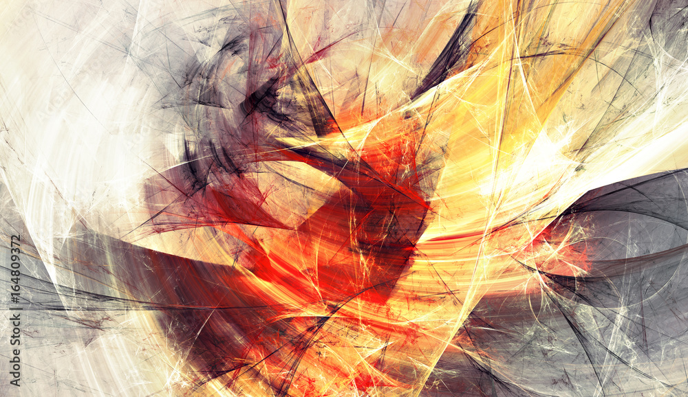 Bright artistic splashes. Abstract painting color texture. Modern ...