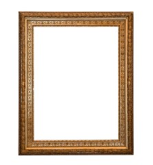 Gold frame for paintings, mirrors or photos