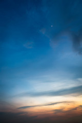 Wall Mural - Sunset sky
