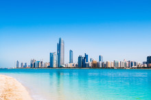 Abu Dhabi Sky Line And City Scene