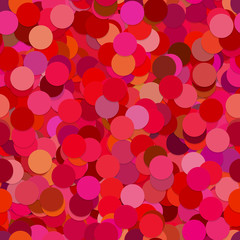 Poster - Repeating abstract dot pattern background - vector illustration from circles in red tones with shadow effect