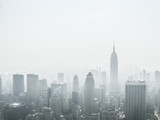 Fototapeta  - new york under fog