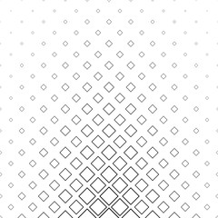 Poster - Black and white abstract square pattern background - monochrome vector design