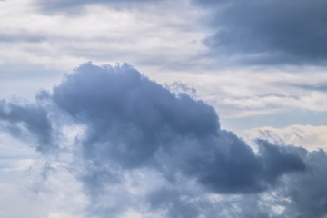 Poster - rainy clouds