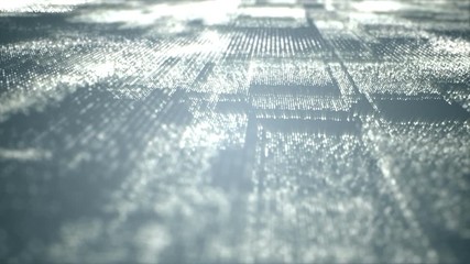Aufkleber - Digital cyber space particles for head up display and User Interface background element