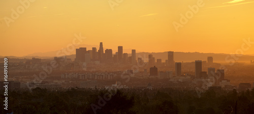 Zdjęcie XXL wschód słońca w centrum miasta