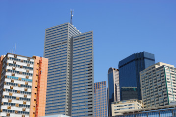 Poster - modern office building in downtown district of Dallas