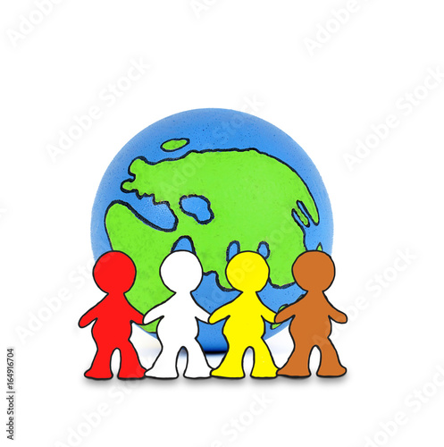 Alle Aufstehen Die Etwas Gemeinsam Haben alle zusammen - gemeinsam etwas erreichen – Stock-Foto | Adobe Stock