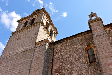 The Colegiata de Nuestra Senora de la Asuncion, a collegiate church in Medinaceli, Castile and Leon, Spain