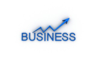 Poster - 2d rendering Stock market online business concept. business Graph
