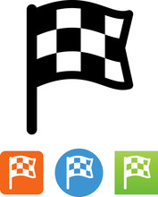 Checkered Flag Finish Icon
