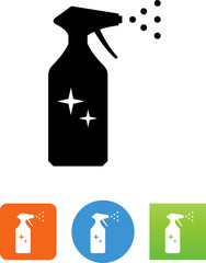 Wall Mural - Cleaner Bottle Icon - Illustration