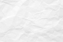 The Texture Of White Paper Is Crumpled. Background For Various Purposes.