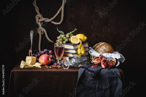 Fotomural A classic still-life in the Dutch style