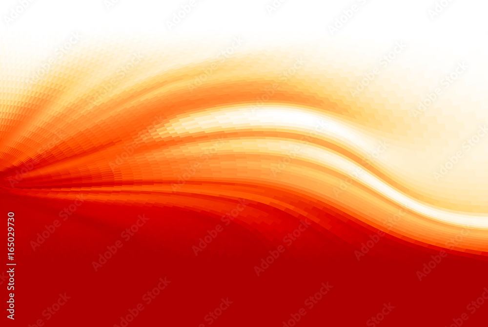 Fire flame. Abstract vector wave background Stock Vector | Adobe Stock