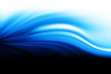 Wall Mural - Abstract vector wave background