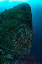 The Bow Of The Upside Down Wreck