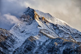 Fototapeta Fototapety góry  - Fresh snow on a mountain peak in the Canadian Rockies, British Columbia, Canada