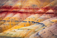 Painted Hills Detail, John Day Fossil Beds National Monument, Oregon, USA