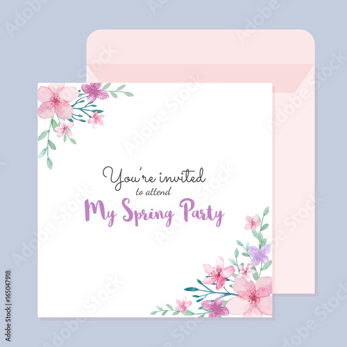 Wedding invitation card