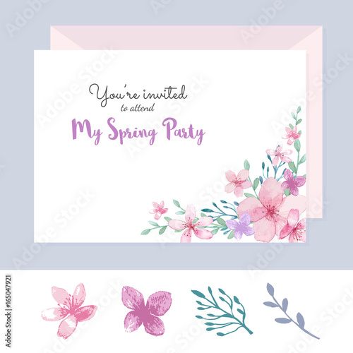 Wedding invitation card