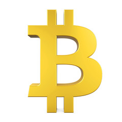 Poster - Bitcoin Symbol Isolated