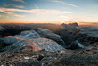 © Peter Wey/Stocksy - Dolomites, Italy: Mountain panorama at Sunset from Piz Boe