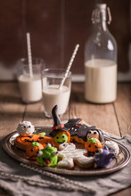 Halloween Treats And Milk