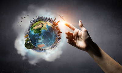 Wall Mural - concept of creation