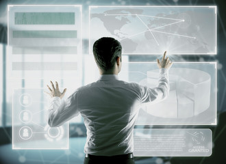 Poster - Technology, innovation and analytics concept