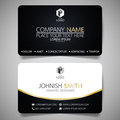 Wall Mural - blue modern creative business card and name card,horizontal simple clean template vector design, lay