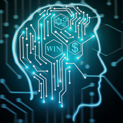 Poster - Artificial intelligence and communication concept