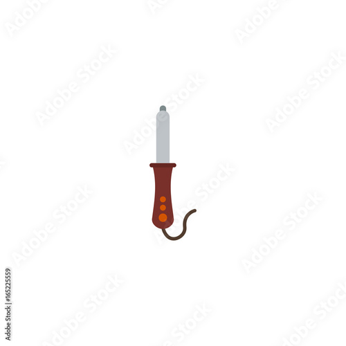 Flat Icon Curling Iron Element Vector Illustration Of Flat Icon