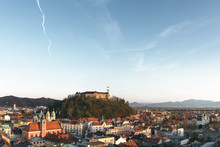 Blick über Die Altstadt Von Ljubljana, Slowenien