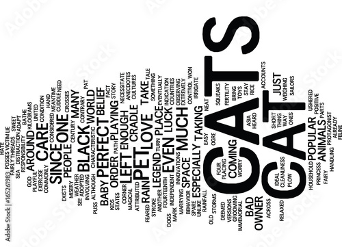 Fotografie, Obraz THE LEGENDARY PERFECT PET Text Background Word Cloud Concept