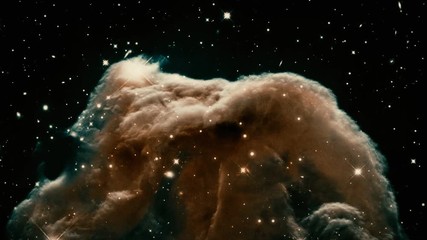 Canvas Print - Flight into the Horsehead Nebula