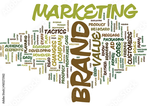 THE BIG PAY OFF BRAND VALUE Text Background Word Cloud Concept Poster