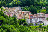 Fototapeta  - vue de Saint-Claude dans le Jura