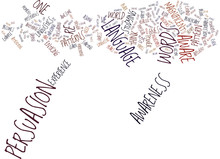 LANGUAGE PATTERN AWARENESS Text Background Word Cloud Concept