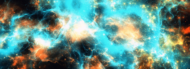 Wall Mural - nebula and galaxy./ universe filled with stars.