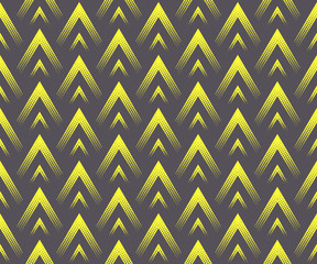 Poster - Seamless geometric pattern of triangles. Shades and tints.